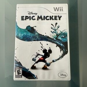 Disney Epic Mickey Wii Game with original case and instruction manual